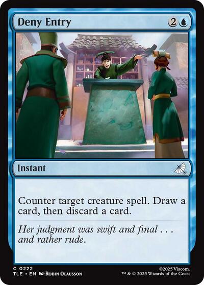 Deny Entry (Avatar: The Last Airbender: Eternal-Legal) Light Play Foil