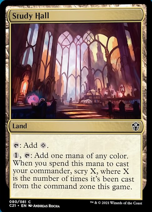 Study Hall (Commander 2021 Strixhaven) Light Play