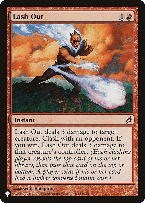 Lash Out (The List) Light Play