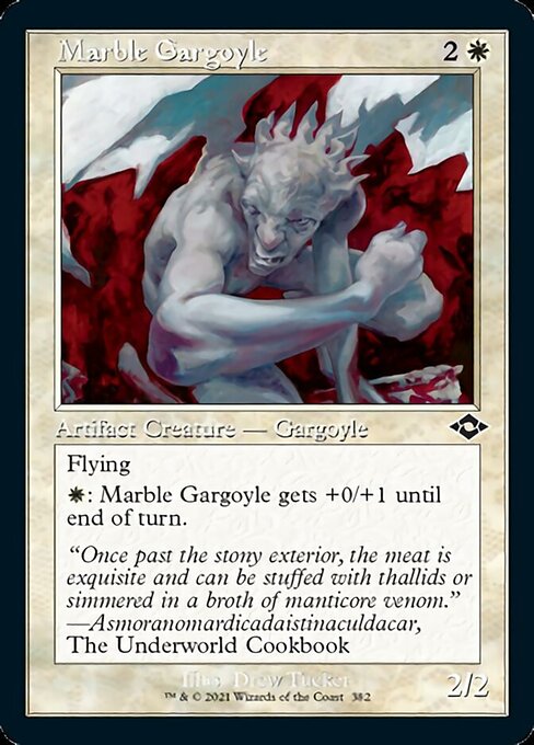 Marble Gargoyle (Retro Frame) (Modern Horizons 2) Light Play