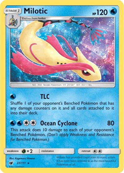 Milotic (SM - Crimson Invasion) Heavy Play Holofoil