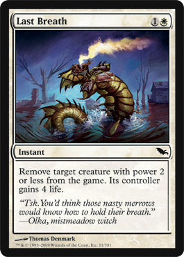 Last Breath (Shadowmoor) Light Play