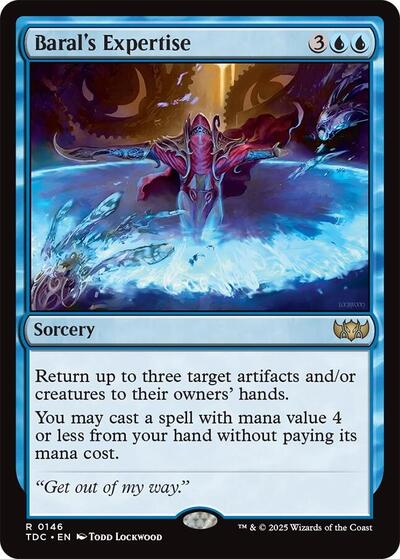 Baral's Expertise (Commander: Tarkir: Dragonstorm) Light Play