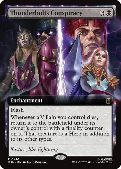 Thunderbolts Conspiracy (Extended Art) (Marvel Super Heroes) Light Play Foil