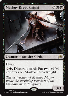 Markov Dreadknight (Shadows Over Innistrad) Light Play