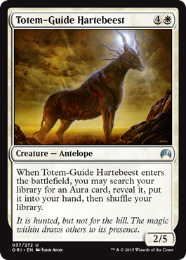 Totem-Guide Hartebeest (Magic Origins) Light Play Foil