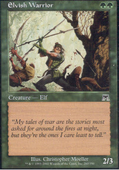 Elvish Warrior (Onslaught) Light Play