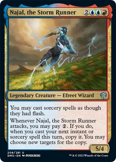 Najal, the Storm Runner (Dominaria United) Damaged / Poor