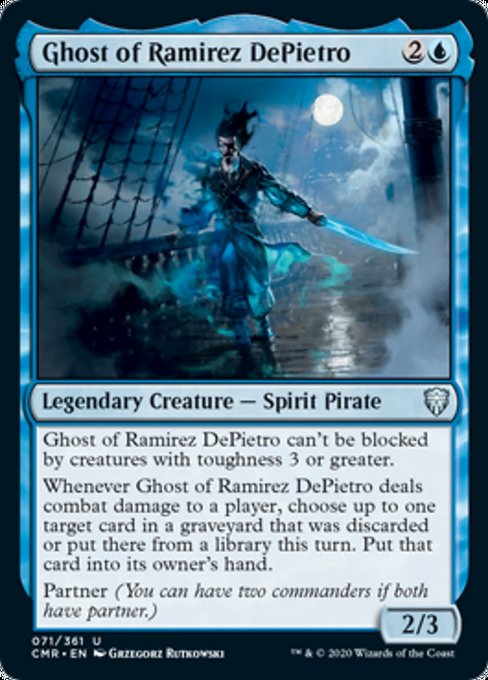 Ghost of Ramirez DePietro (Commander Legends) Light Play