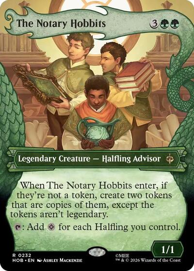The Notary Hobbits (Showcase) (The Hobbit) Near Mint Foil