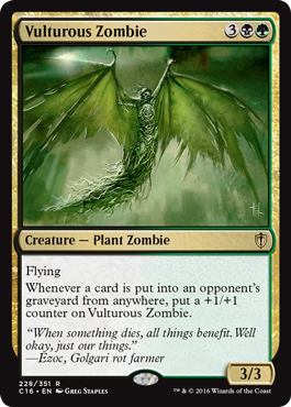 Vulturous Zombie (Commander 2016 Edition) Light Play