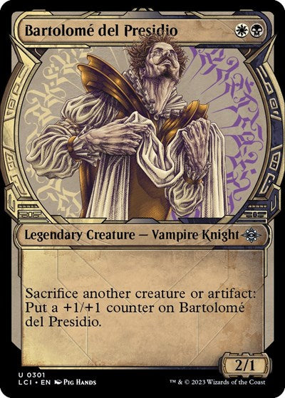 Bartolome del Presidio (Showcase) (The Lost Caverns of Ixalan) Light Play Foil