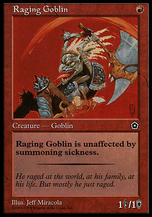 Raging Goblin (Portal Second Age) Light Play