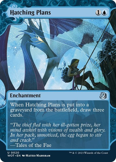 Hatching Plans (Wilds of Eldraine: Enchanting Tales) Light Play Foil