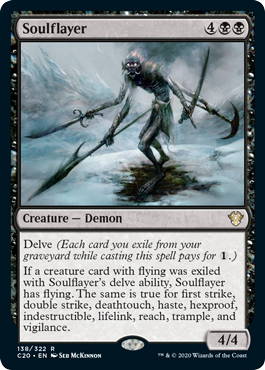 Soulflayer (Commander 2020 Ikoria) Damaged / Poor