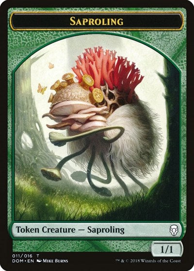 Saproling Token (011) (Dominaria) Light Play