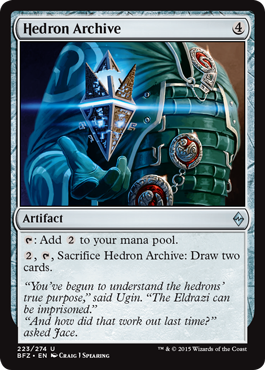 Hedron Archive (Battle for Zendikar) Damaged / Poor