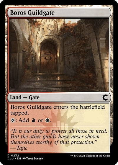 Boros Guildgate (Ravnica: Clue Edition) Light Play