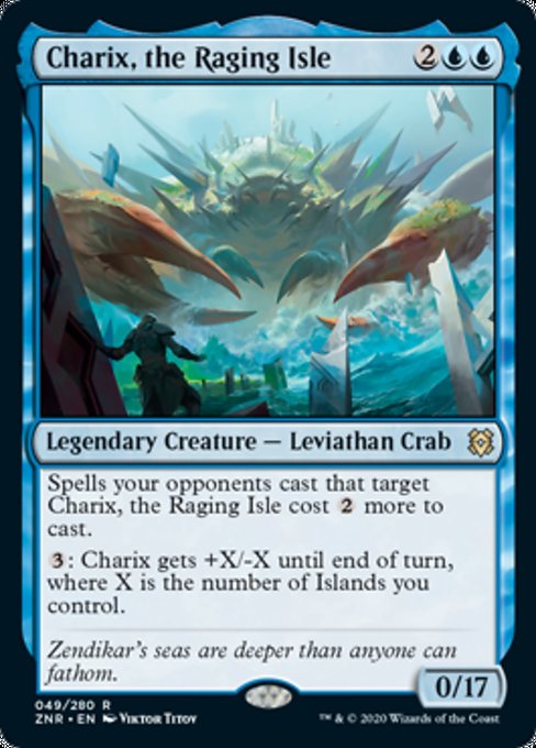 Charix, the Raging Isle (Zendikar Rising) Light Play Foil