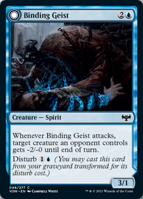 Binding Geist / Spectral Binding (Innistrad: Crimson Vow) Light Play