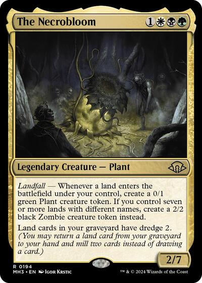 The Necrobloom (Modern Horizons 3) Light Play