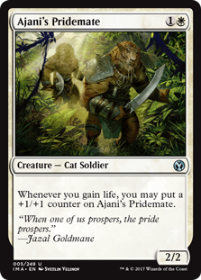 Ajani's Pridemate (Iconic Masters) Light Play