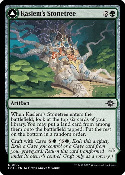 Kaslem's Stonetree (The Lost Caverns of Ixalan) Light Play