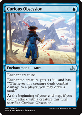 Curious Obsession (Rivals of Ixalan) Light Play