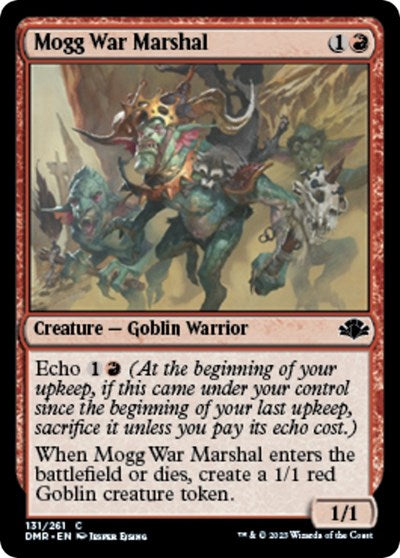 Mogg War Marshal (Dominaria Remastered) Light Play Foil