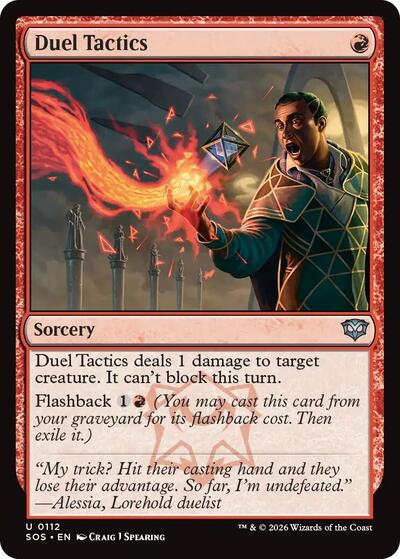 Duel Tactics (Secrets of Strixhaven) Light Play Foil