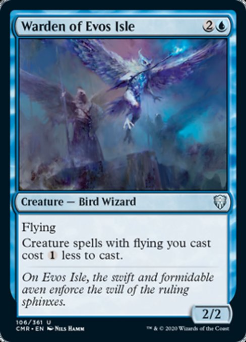Warden of Evos Isle (Commander Legends) Light Play Foil