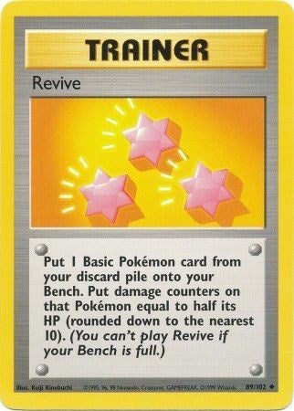 Revive (Base Set) Damaged / Poor