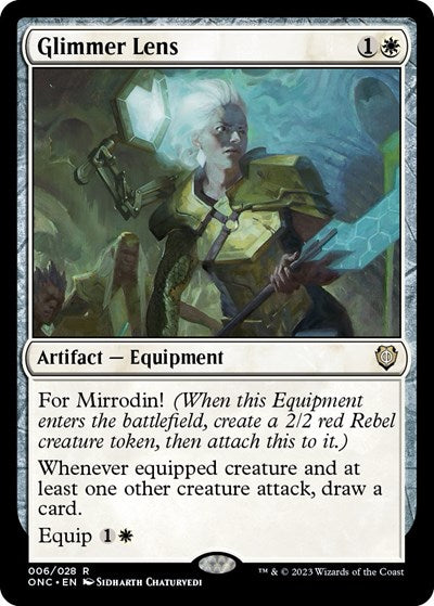 Glimmer Lens (Commander: Phyrexia: All Will Be One) Light Play