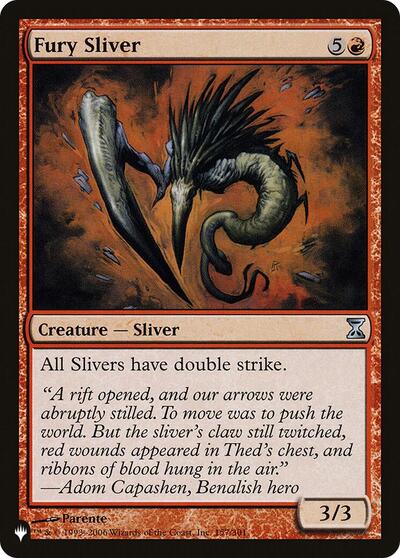 Fury Sliver (The List) Light Play