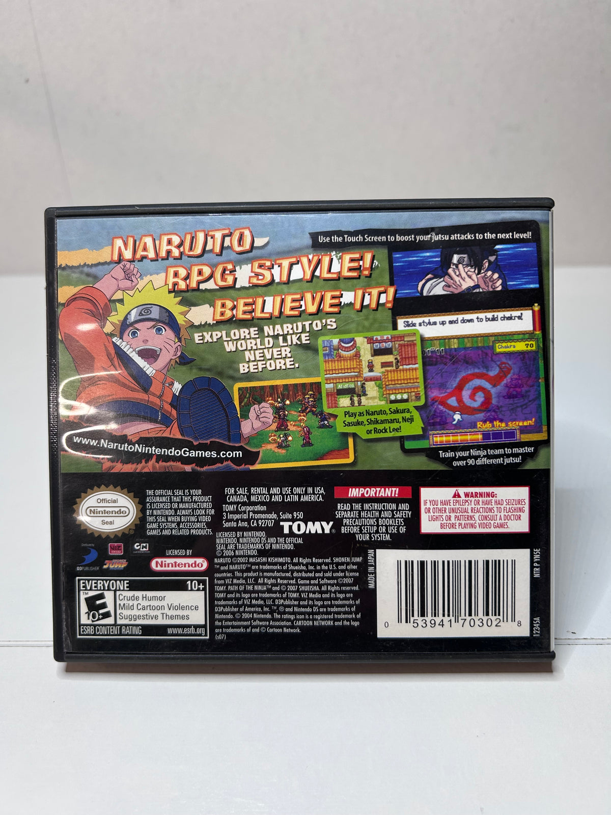 Naruto Path of the Ninja (Nintendo DS) (CIB)