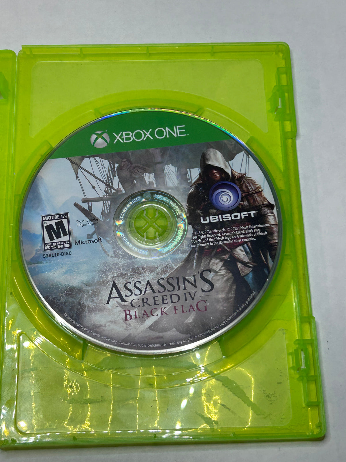 Assassin's Creed IV: Black Flag (Xbox 360)(Damaged case) (disc only)