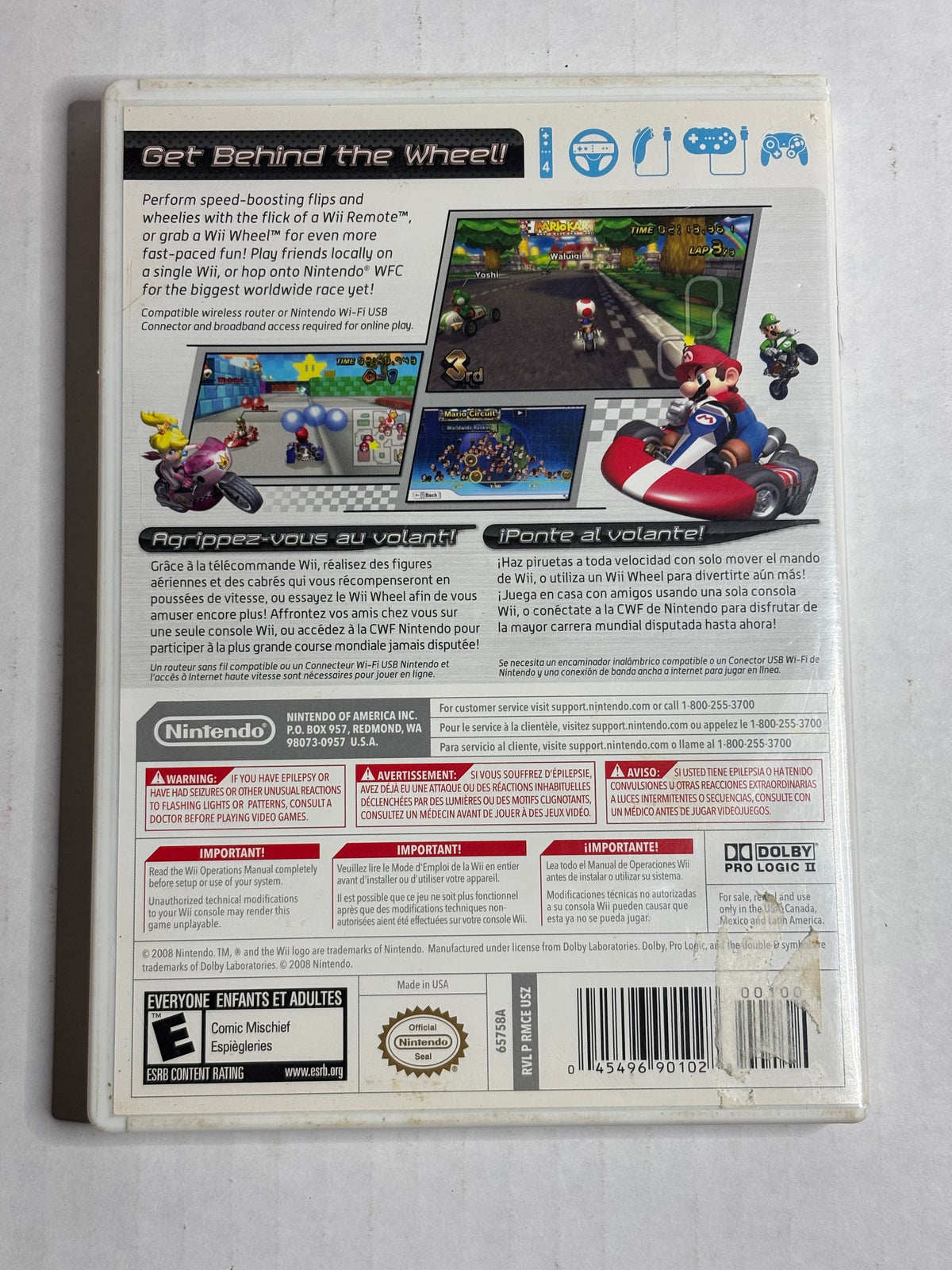 Mario Kart Wii: For The (Nintendo Wii) (No Manual) (Tested and Working)