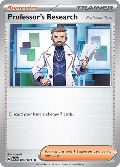 Professor's Research - 088 (SV: Paldean Fates) Light Play Holofoil