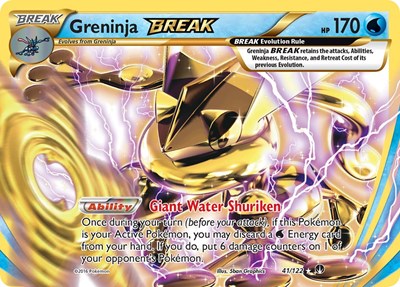 Greninja BREAK (XY - BREAKpoint) Medium Play Holofoil