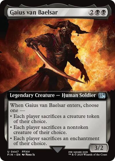 Gaius van Baelsar (Extended Art) (Universes Beyond: FINAL FANTASY) Light Play Foil