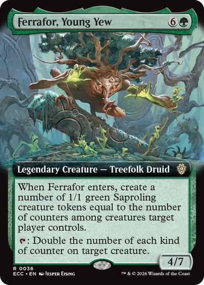 Ferrafor, Young Yew (Extended Art) (Commander: Lorwyn Eclipsed) Light Play