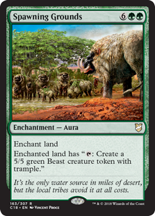 Spawning Grounds (Commander 2018) Light Play