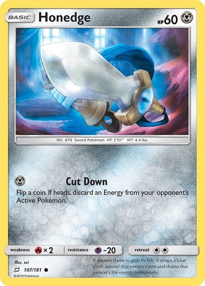 Honedge (SM - Team Up) Medium Play