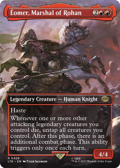 Eomer, Marshal of Rohan (Borderless) (Universes Beyond: The Lord of the Rings: Tales of Middle-earth) Light Play
