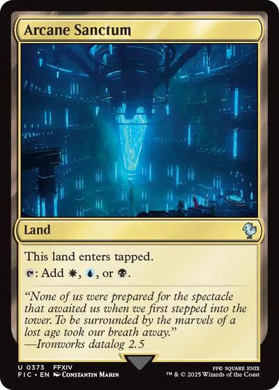 Arcane Sanctum (Commander: FINAL FANTASY) Light Play