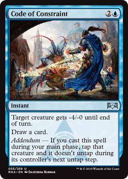 Code of Constraint (Ravnica Allegiance) Light Play
