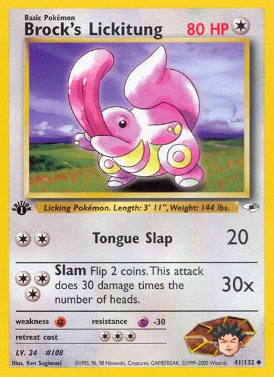 Brock's Lickitung (Gym Heroes) Heavy Play Unlimited