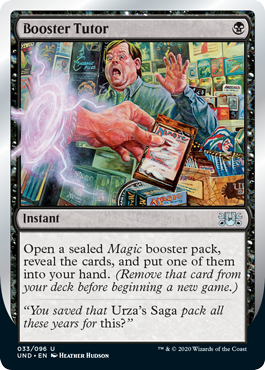 Booster Tutor (Unsanctioned) Light Play