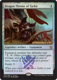 Dragon Throne of Tarkir (Khans of Tarkir) Damaged / Poor