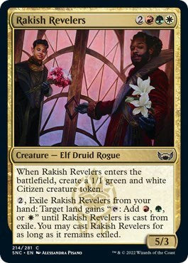 Rakish Revelers (Streets of New Capenna) Light Play Foil